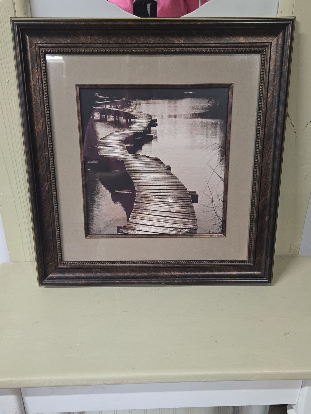 Wall Picture Lake With Dock